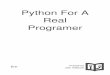 Python for a Real Programer