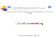 L_audit Marketing - Fsjes Tanger