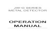 Instruction Manual for Metal Detector