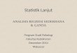 Analisis Regresi Sederhana & Ganda