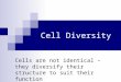Cell Diversity_tissue Culture