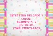 Intestino Delgado y Colon...Anamnesis y Estudios Complementarios