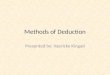 Methods of Deduction