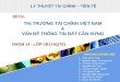 [VB2-2014] Nhom 14 - Slide Bai Tieu Luan - Ly Thuyet Tai Chinh Tien Te - Final