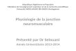 08-Physiologie de La Jonction Neuromusculaire