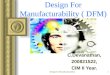 Design for Manufacturability Seminar
