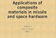Applications of composites in missiles and space hardware