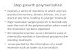 Step Polymerisation