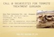 Call @ 9810353723 for Termite Treatment Gurgaon