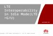 LTE Interoperability in Idle Mode(LTE-GU)