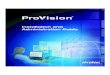 ProVision Installation and Administration Guide