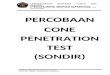 percobaan cone penetration test
