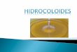 Hidrocoloides II