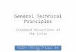 General Technical Principles in colon resection