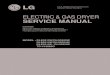 DLE2515 LG Electric Dryer Repair Service Manual