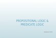 Artificial intelligence propositional logic