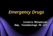 Emergency Drugs 2011