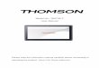 Thomson Tablet QM734 User Manual