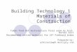 Architectural Reviewers - Building Materials