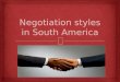 Negocieri in America de Sud