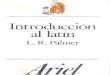 Palmer, L. R. - Introducción Al Latín