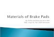Materials of Brake Pads.ppt