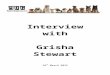 Interview with Grisha Stewart