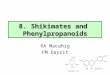 080 Shikimates Phenyl Propanoids