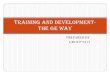 9 Training and Development the Ge Way Ppt