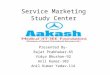 Study Center Service Marketing
