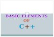Lec02_Basic Elements C++