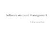 Software Account Management