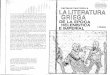Cantarella Rafaelle - La Literatura Griega - De La Epoca Helenistica E Imperial