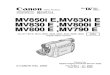 Canon MV 700-800 Series Service Manual