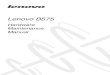 Lenovo B575 Hardware Mainenance Manual