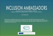 Infoletter - Inclusion Ambassadors