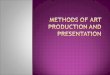 Methods of Art Production and Presentation