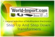 Step Up And Step Down Transformers at World-Import.com