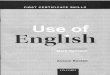 Use of English Answer Booklet Mark Harrison