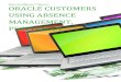 Oralce Customers using Absence Management, PeopleSoft - Sales Intelligence™ Report