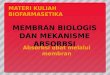 03-Membran Biologis Dan Mekanisme Absorbsi
