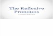 The Reflexive Pronouns