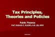 Taxation Principles and Theories