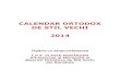 Calendar Bisericesc 2014