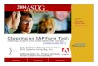 Choosing an SAP Form Tool