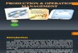 1 Introduction to production and operations management