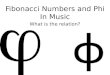 Fibonacci and Phi in Maths ppt