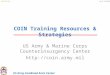 1st Army - COIN Training Resources & Strategies