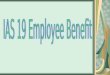 IAS 19- Employee Benefit