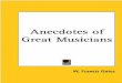 Three Hundred Anecdotes and Biographical Sketches of Famous Composers and Performers